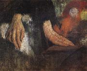 Edgar Degas Study of Hand Spain oil painting artist